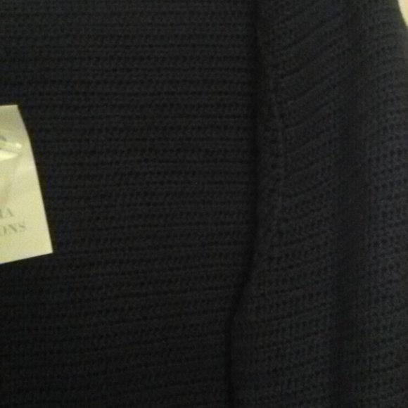 Talbots Sequin Accented Indigo Blue Sweater - Picture 6 of 8